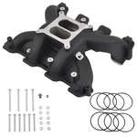Aluminum Dual Plane Carb Intake Manifold Black For Gm LS1 LS2 5.3L 6.0L 300-130. Fixed Price $159.98.