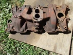 1969 1970 Chevy 283 307 327 Intake Manifold Barrel 3927183 Rochester 2JET. Fixed Price $45.00.