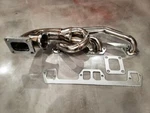 Single Turbo Manifold Header T4 V8 318 340 360 La 5.2L 5.9L Magnum For Dodge. Fixed Price $244.00.