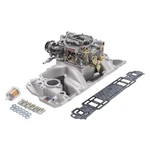 Edelbrock 2020 Single-quad Manifold And Carburetor Kit. Fixed Price $935.95.