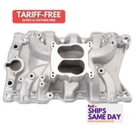 Edelbrock EDE7111 Dual Plane Aluminum Intake Manifold Fits Oldsmobile V8. Fixed Price $679.40.