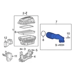 For Ram 1500 2019-2021 68264887AA Rear Engine Air Intake Hose. Fixed Price $94.38.