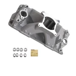 Single Plane Aluminum Intake Manifold For Sbc Chevy 350 400 327 4BBL 57-95 Carb. Fixed Price $152.99.