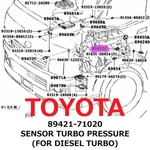 New Toyota Genuine Sensor Pressure (for Diesel Turbo) 89421-71020. Fixed Price $95.99.