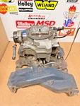 1952-55 Cadillac 331 4BBL Intake Manifold Factory 1458614-1 W/ Carter Wcfb 896S. Fixed Price $599.99.