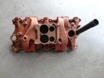 Chevy 3905393 Intake Manifold Dated 11 6 327 Quadrajet 4BBL Barrel Sbc. Fixed Price $125.00.