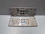 Mopar 426 Hemi Aluminum Intake Manifold Cross Ram Top Cover Plates. Fixed Price $475.00.