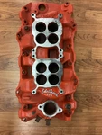 Edelbrock C66 Dual Quad 2X4 Aluminum Intake Manifold Big Block Chevy Oval Port. Fixed Price $349.99.