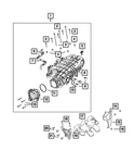 Genuine Mopar Intake Manifold 68241844AG. Fixed Price $116.34.