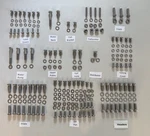 Bbc Stainless Steel Engine Bolt Kit Hex Head Swp + Stock Exhaust 396 427 454. Fixed Price $59.98.
