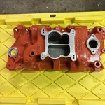 Like New Sbc Chevy V-8 327 350 Weiand 8004 Aluminum Dual Plane Intake Manifold. Fixed Price $200.00.