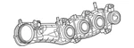 Genuine Mercedes-benz Charge-air Distributor 177-090-00-37. Fixed Price $220.17.