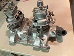 Ford Mercury Dual Intake & Two Eck 9510 Carbs- List 1074. Fixed Price $1395.00.