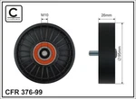 Caffaro 376-99 Deflection/guide Pulley, V-ribbed Belt For Hyundai, Kia. Fixed Price $11.10.